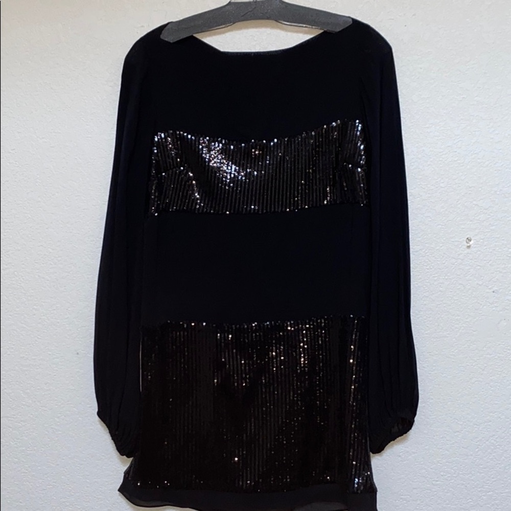 Marciano sequined black dress